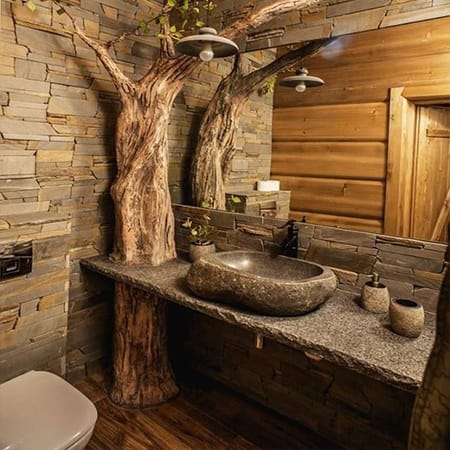 Material Erosi wood Baliartfurniture tree