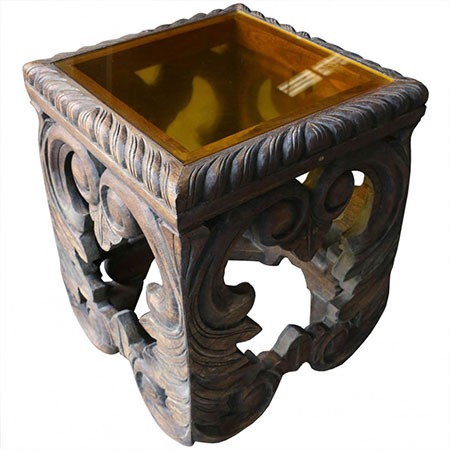 Glass coffee table: Indonesia sourcing Baliartfurniture