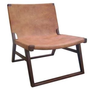 Aaliyah accent chair for living room in leather LIV ACC 0004