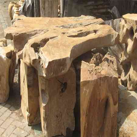 Material Mango wood cut table Baliartfurniture