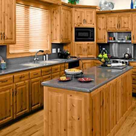 Material Pine wood for kitchen Baliartfurniture