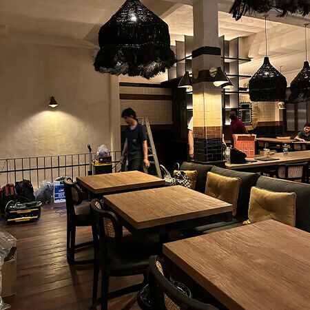 Bimbo bangkok restaurant : baliartfurniture manufacturer