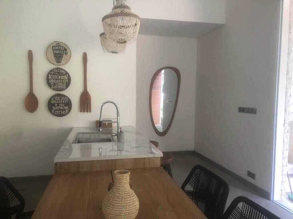 Villa Ubud Kitchen set full furnished by baliartfurniture manufacturer Indonesia