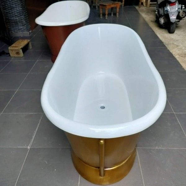 bathtub copper for Taiwan project hotel by Baliartfurniture indonesian manufacturer