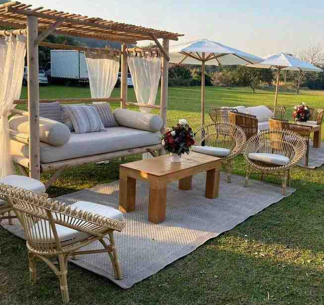Outdoor event Celestina in Paraguay by Baliartfurniture Indonesia manufacturer