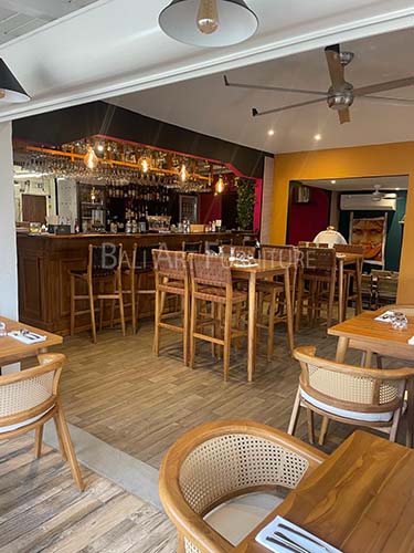 Bar Area Stool and Cabinet Bali Manufacturer for Kaho Restaurant Martinique