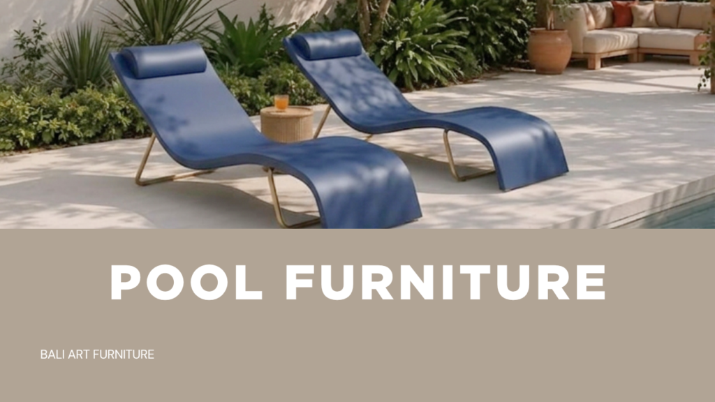 sun chaise for a summer pool activity furniture
